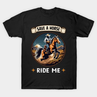 Save a horse ride outlet a cowboy t shirt women's